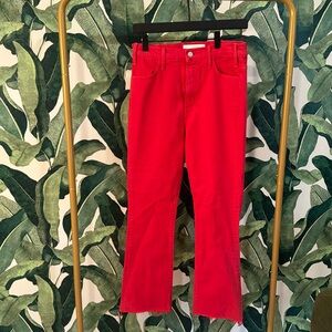 Mother superior red jeans- new without tags- size 25